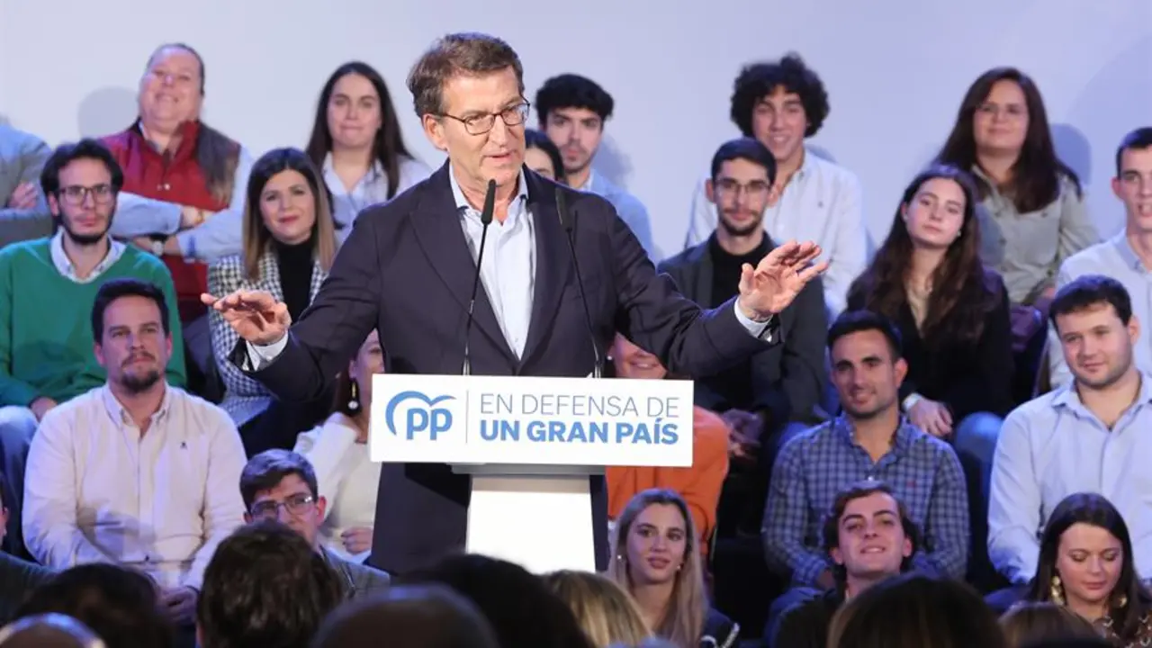 El presidente del Partido Popular, Alberto N&uacute;&ntilde;ez Feij&oacute;o, / EFE / Jero Morales