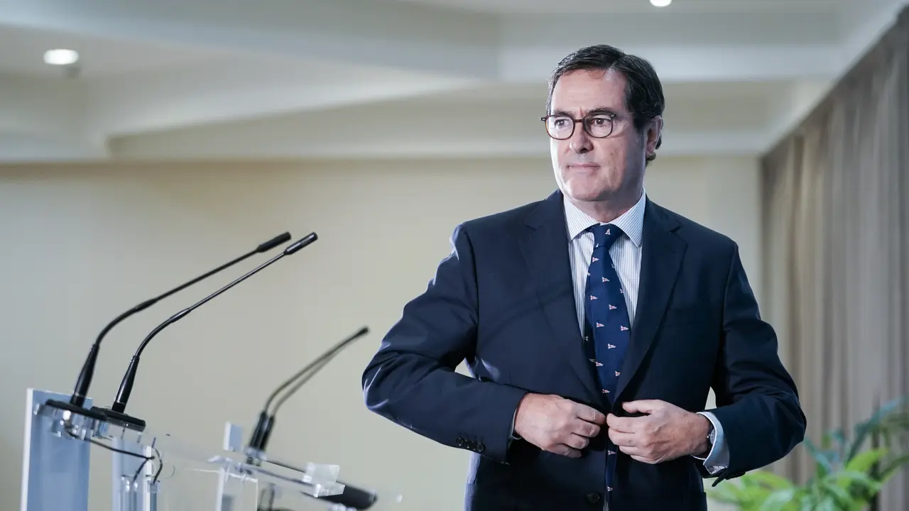 Archivo - El presidente de la CEOE, Antonio Garamendi, en una imagen de archivo. - I&ntilde;aki Berasaluce - Europa Press