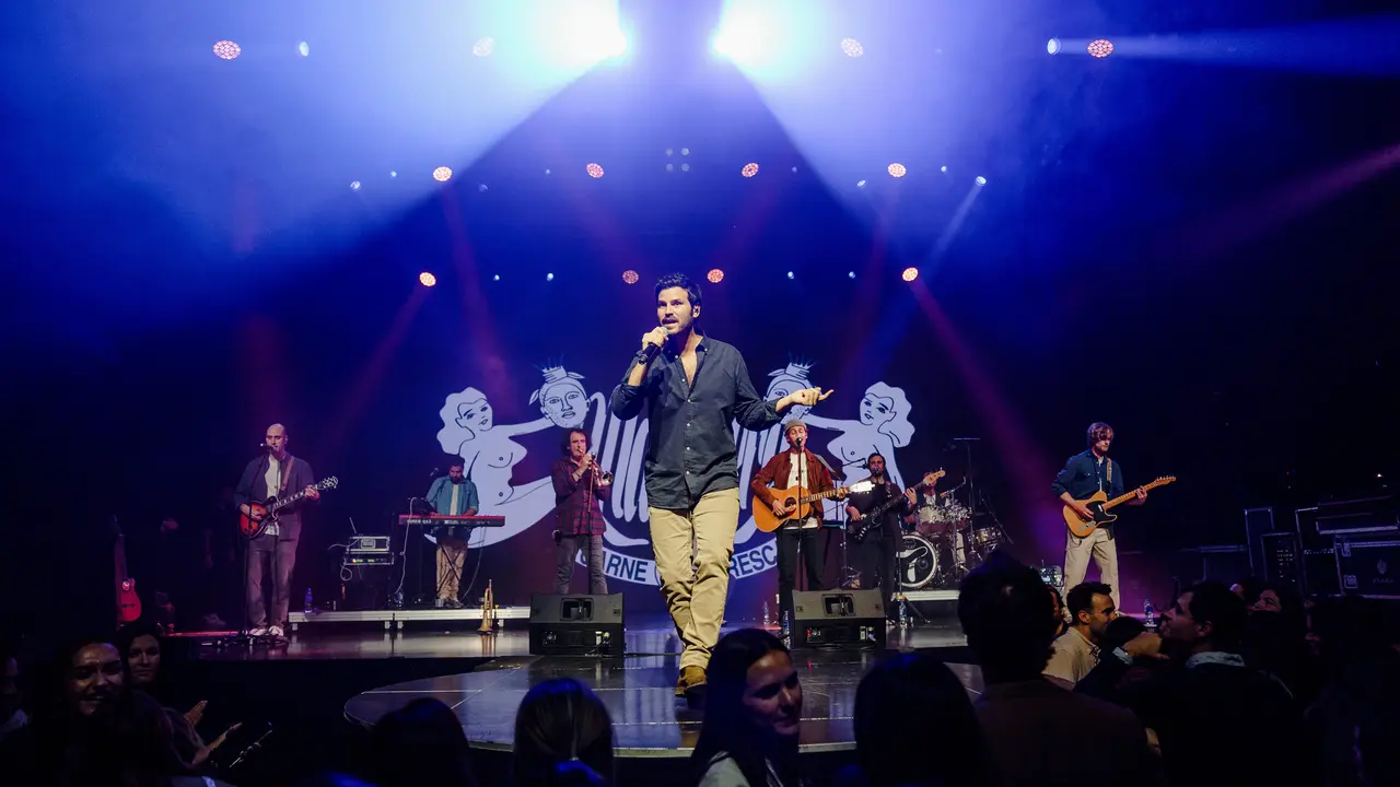 Taburete en la presentaci&oacute;n de su quinto &aacute;lbum, 'Matadero 5'. / Alerta