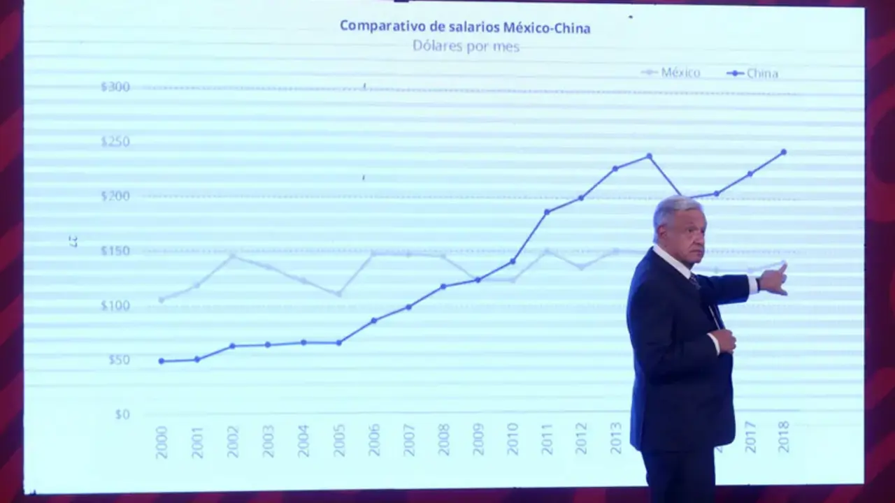 El presidente de M&eacute;xico, Andr&eacute;s Manuel L&oacute;pez Obrador, habla durante una rueda de prensa hoy, en el Palacio Nacional, en Ciudad de M&eacute;xico (M&eacute;xico). EFE/S&aacute;shenka Guti&eacute;rrez