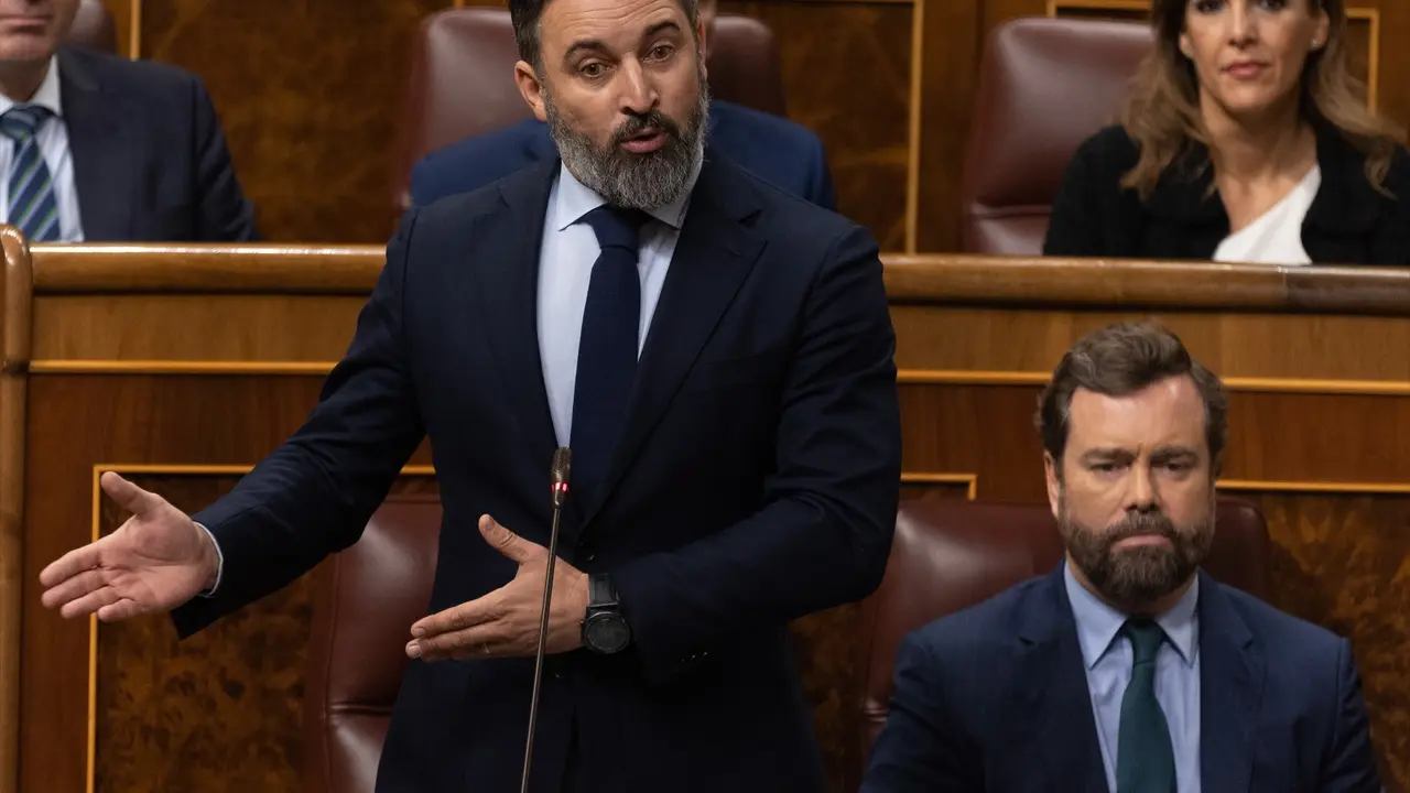 El l&iacute;der de Vox, Santiago Abascal. E.P. / Eduardo Parra