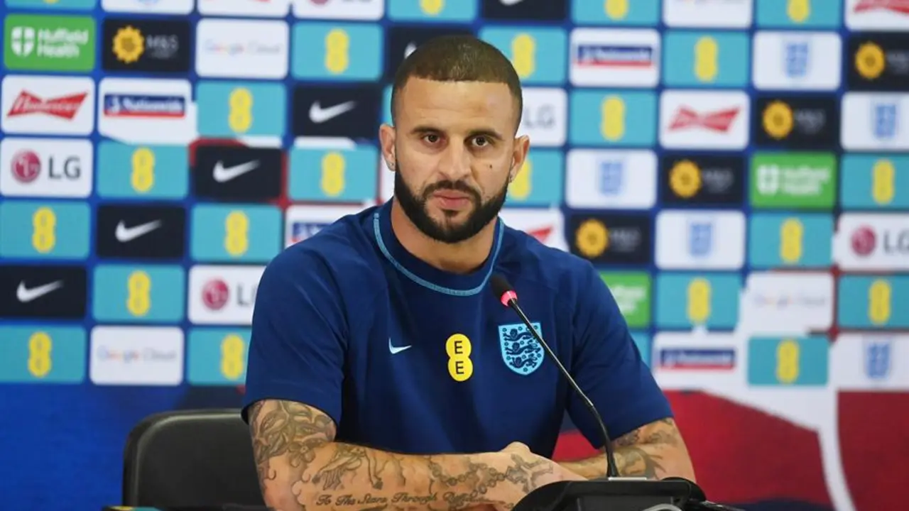 El jugador ingl&eacute;s Kyle Walker. EFE / NEIL HALL