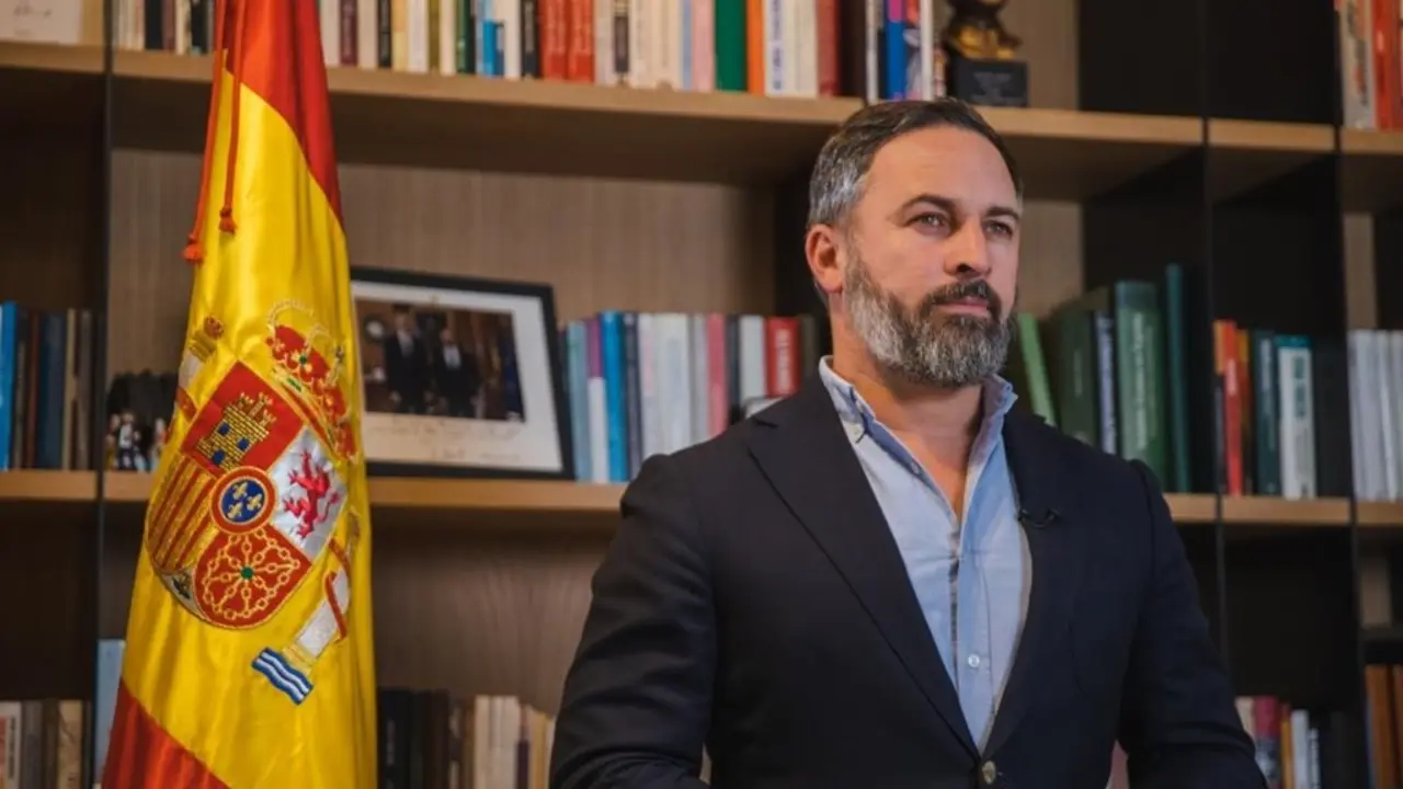 El presidente de Vox, Santiago Abascal. E.P.