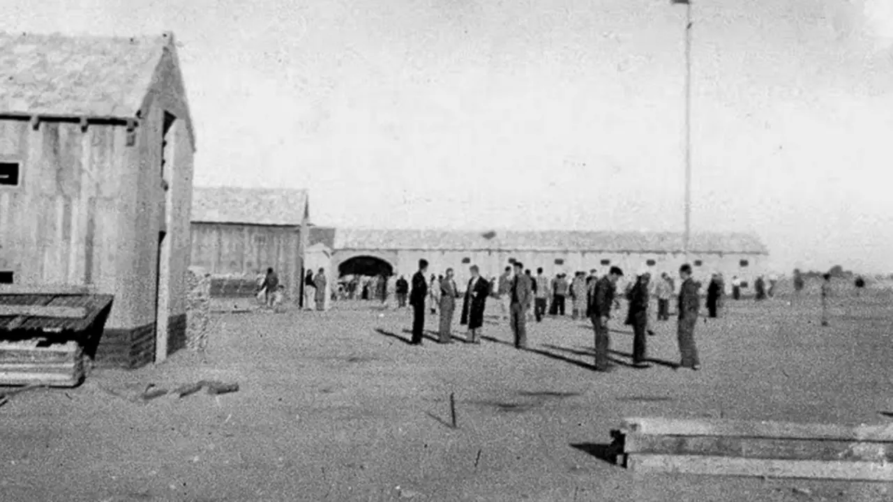 Vista de la colonia penitenciaria de Formentera captada en 1940 o principios de 1941. EFE/ Andreu Manresa