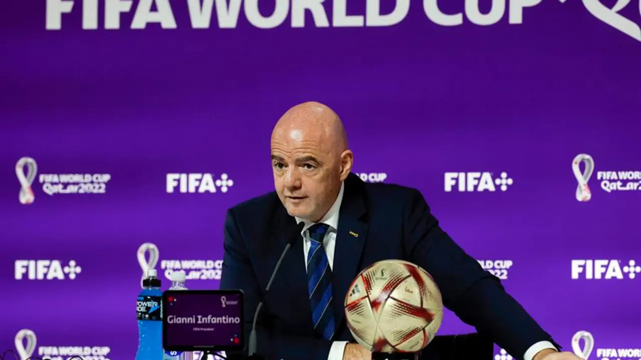 El suizo Gianni Infantino, presidente de la FIFA. EFE / Alberto Est&eacute;vez