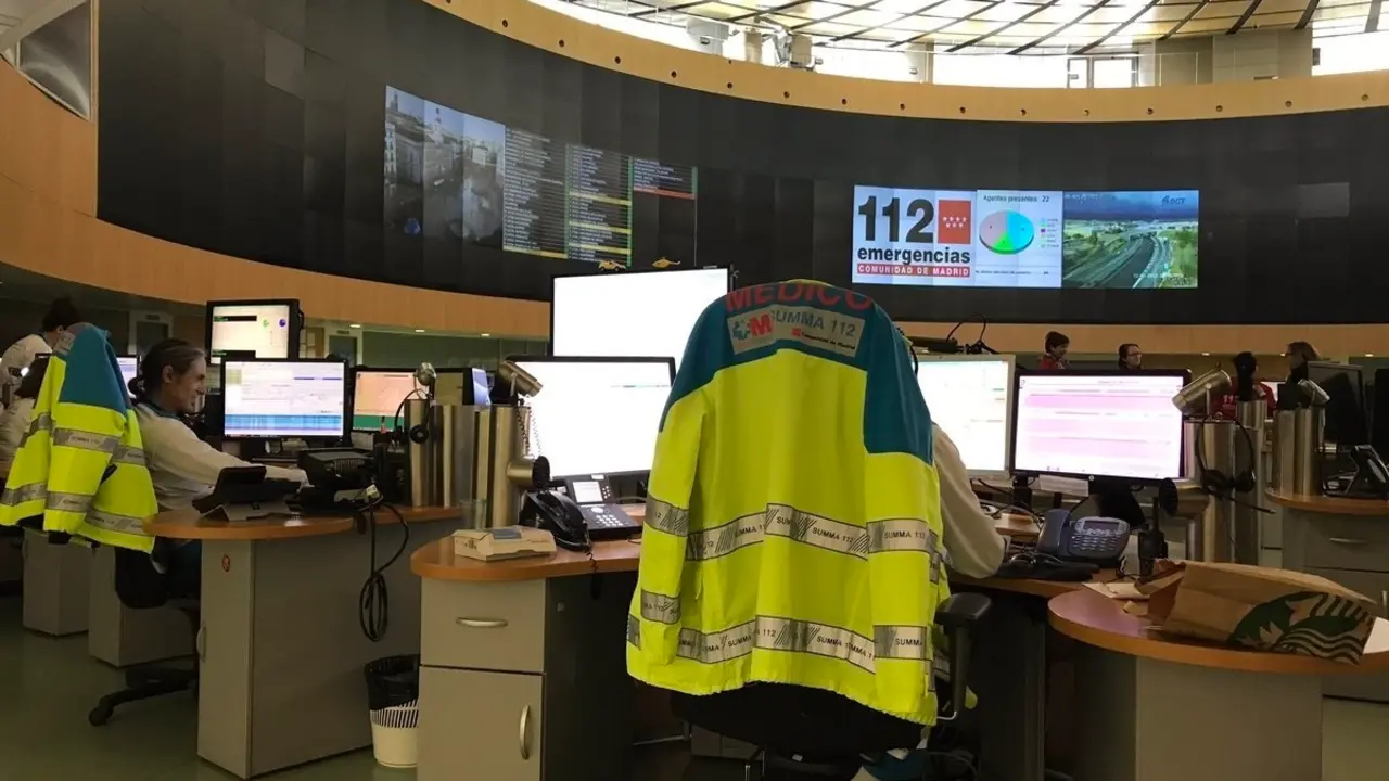 La sala de atenci&oacute;n del 112 Emergencias. E.P.