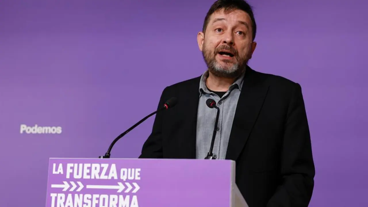 El diputado de Unidas Podemos Rafa Mayoral. EFE / Chema Moya