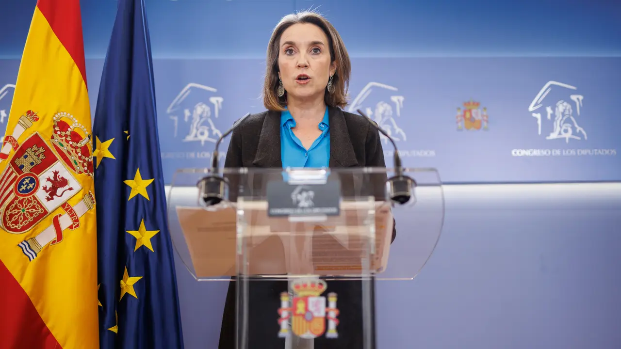 La secretaria general del PP, Cuca Gamarra. Alejandro Mart&iacute;nez V&eacute;lez / E.P,