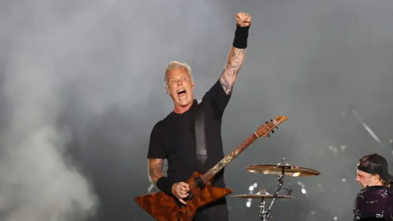El cantante y guitarrista de Metallica, James Hetfield. EFE/Kiko Huesca