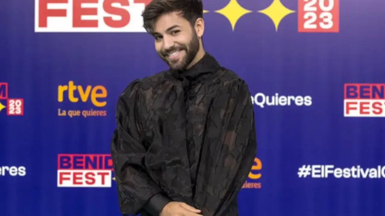 El cantante canario, Agoney. EFE/RTVE