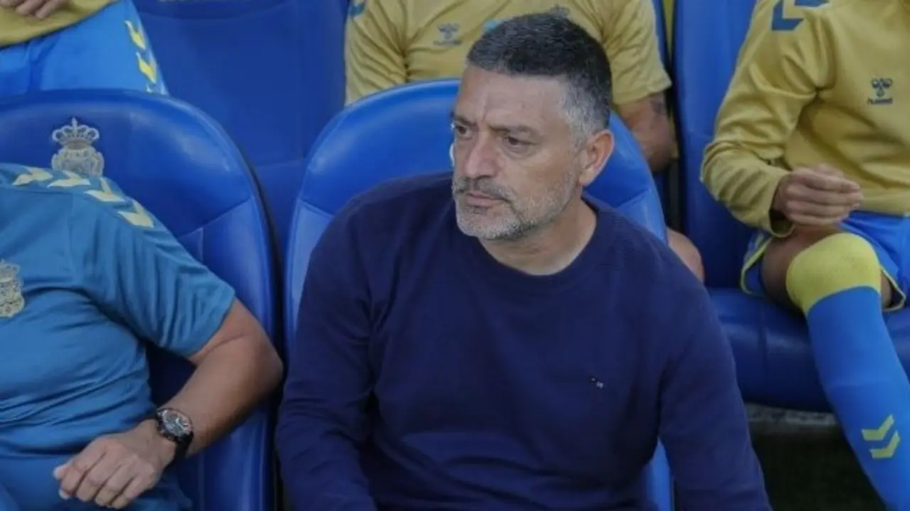 Garc&iacute;a Pimienta, t&eacute;cnico de la UD Las Palmas. E.P.
