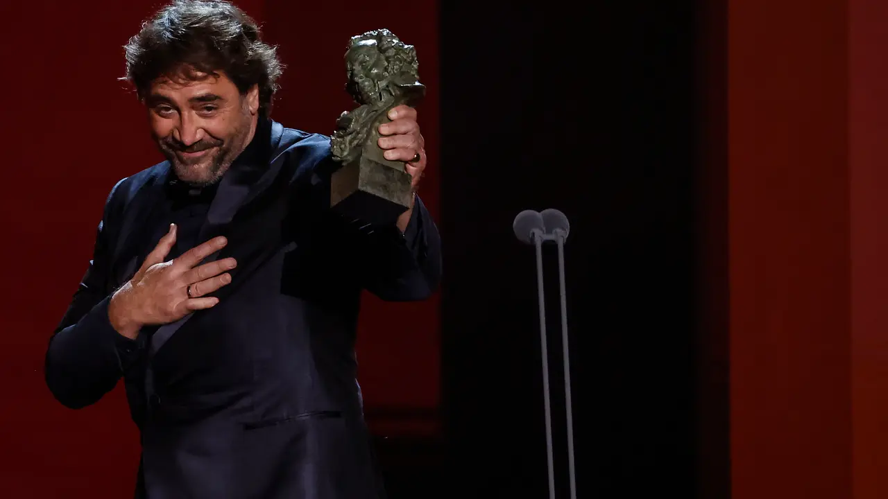 Javier Bardem recibe el Goya a la mejor interpretaci&oacute;n en la 36&ordf; gala de los Premios Goya