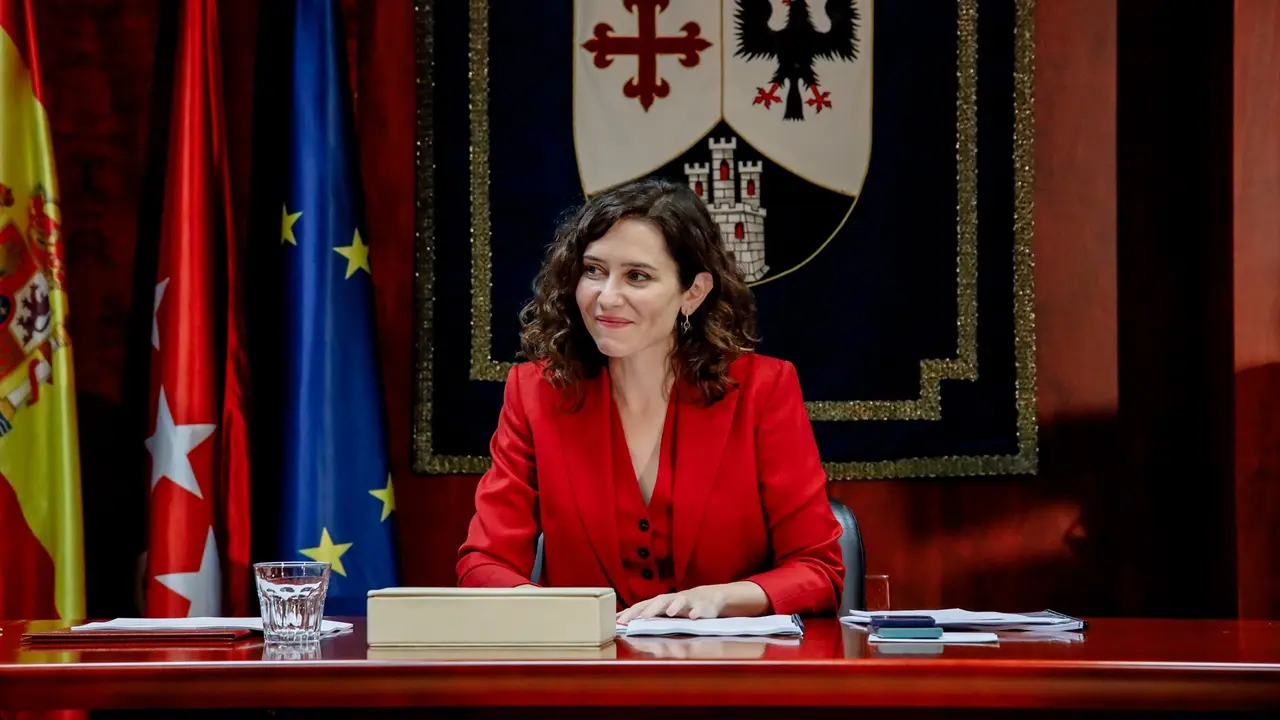 La presidenta de la Comunidad de Madrid, Isabel D&iacute;az Ayuso. E.P. / Carlos Luj&aacute;n