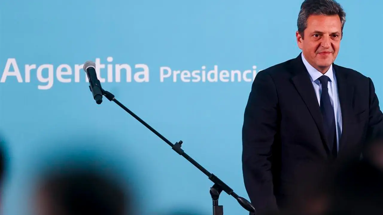 El ministro de Econom&iacute;a Sergio Massa. EFE / Juan Ignacio Roncoroni