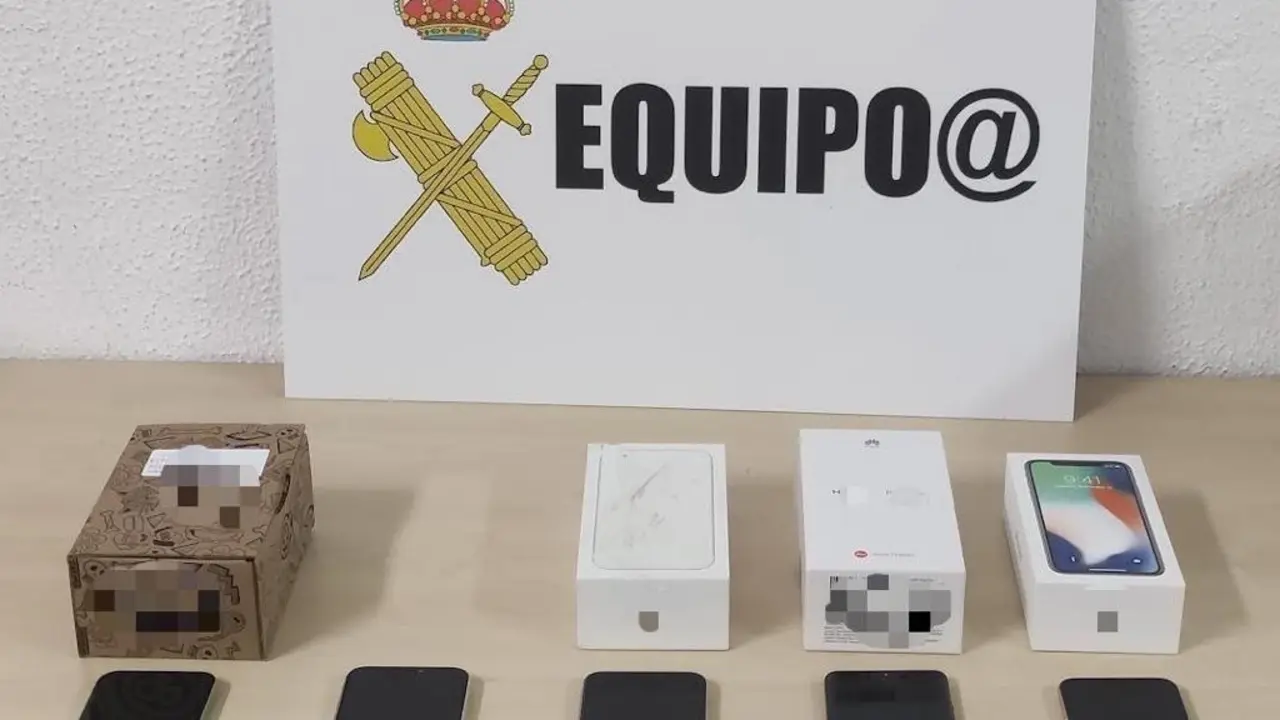 Material incautado.