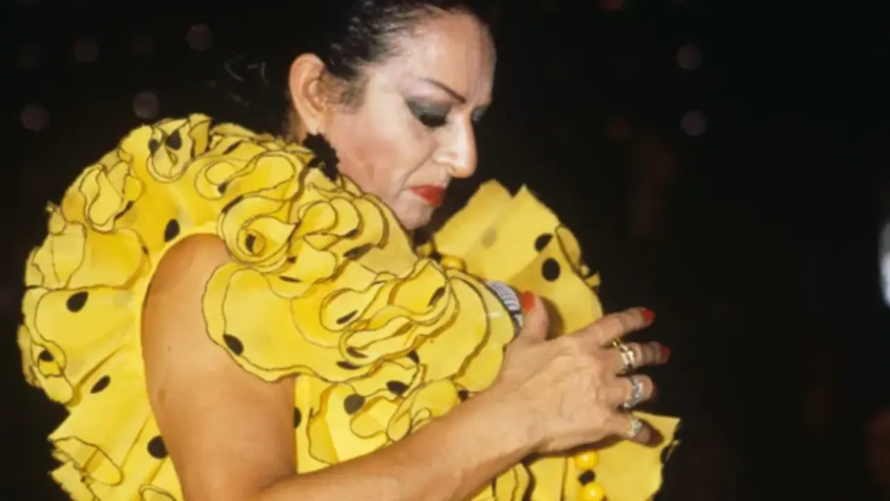 La cantante Lola Flores durante una actuaci&oacute;n. EFE/ct