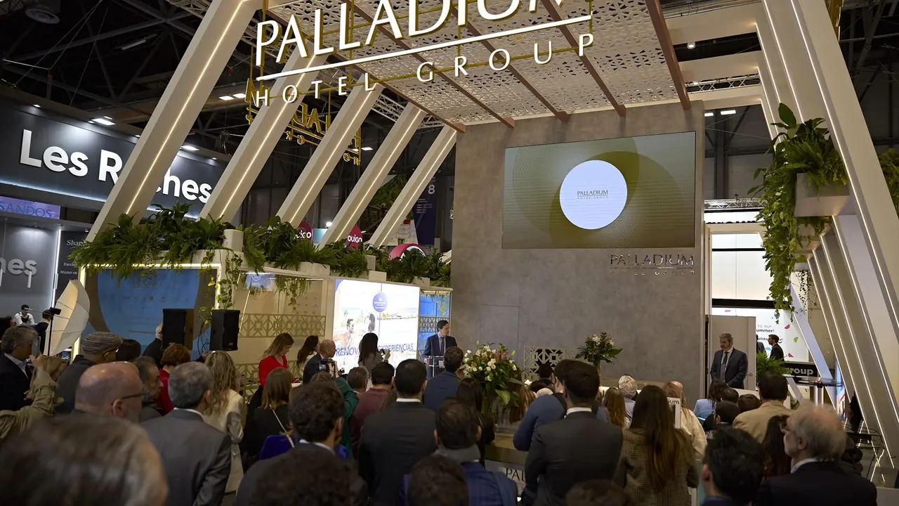 Stand de Palladium Hotel Group en Fitur 2023. E.P.