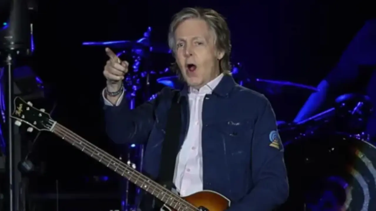 Paul McCartney durante un concierto en marzo de 2019 en Santiago (Chile). EFE/Alberto Vald&eacute;s