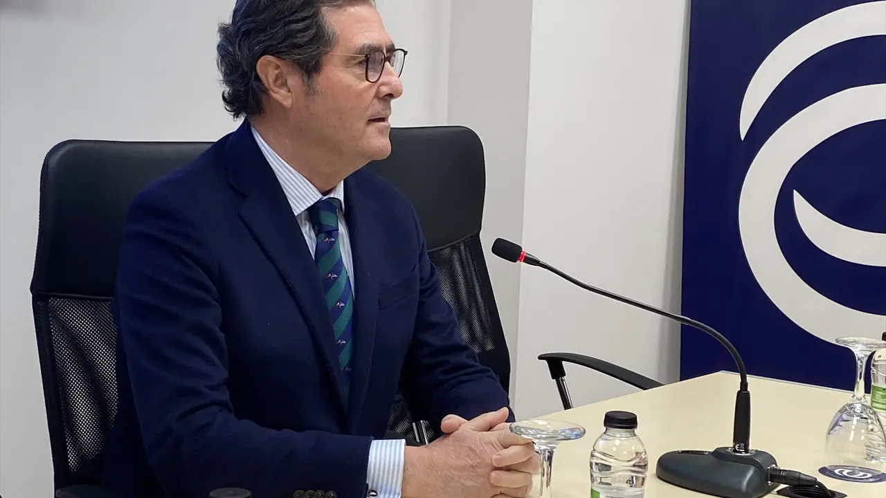 El presidente de CEOE, Antonio Garamendi. E.P.