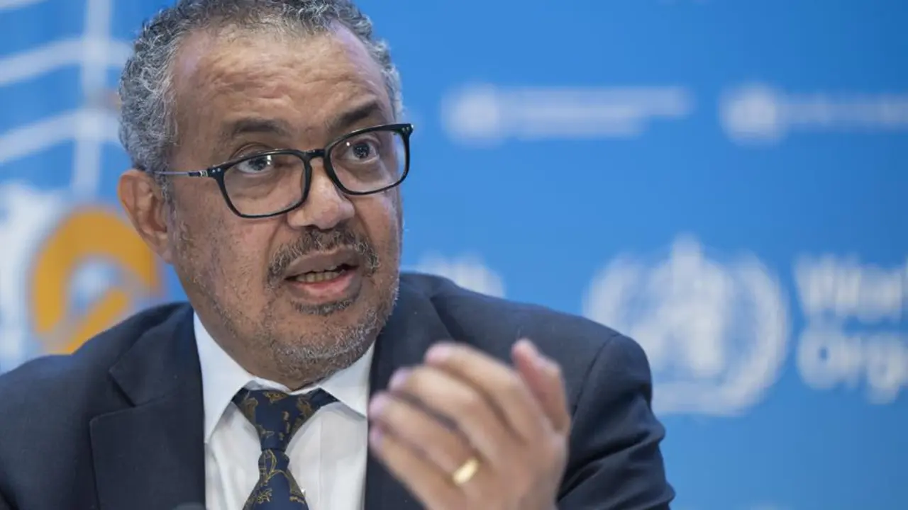 El director general de la OMS, Tedros Adhanom Ghebreyesu. / EFE / MARTIAL TREZZINI