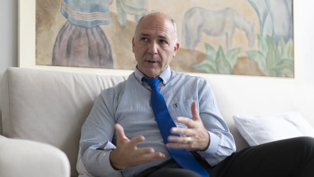 El ministro argentino de Malvinas, Guillermo Carmona. E.P.