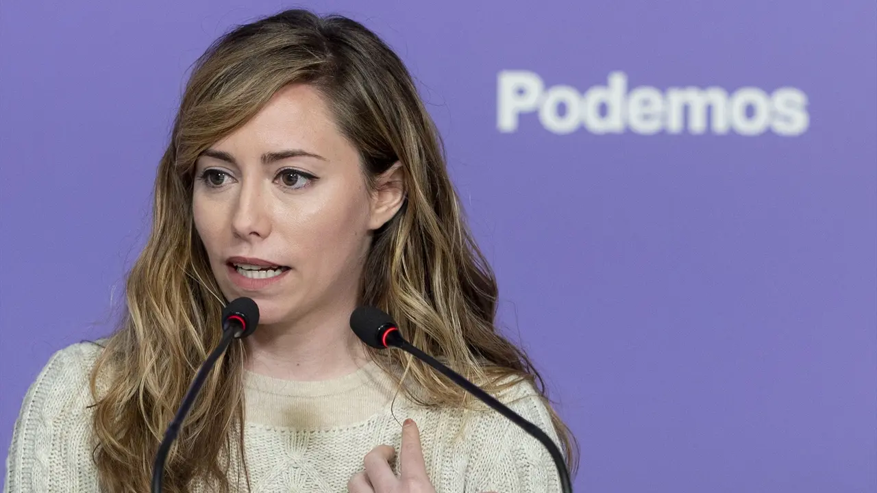 La secretaria de Acci&oacute;n Institucional de Podemos, Mar&iacute;a Teresa P&eacute;rez. E.P. / Alberto Ortega