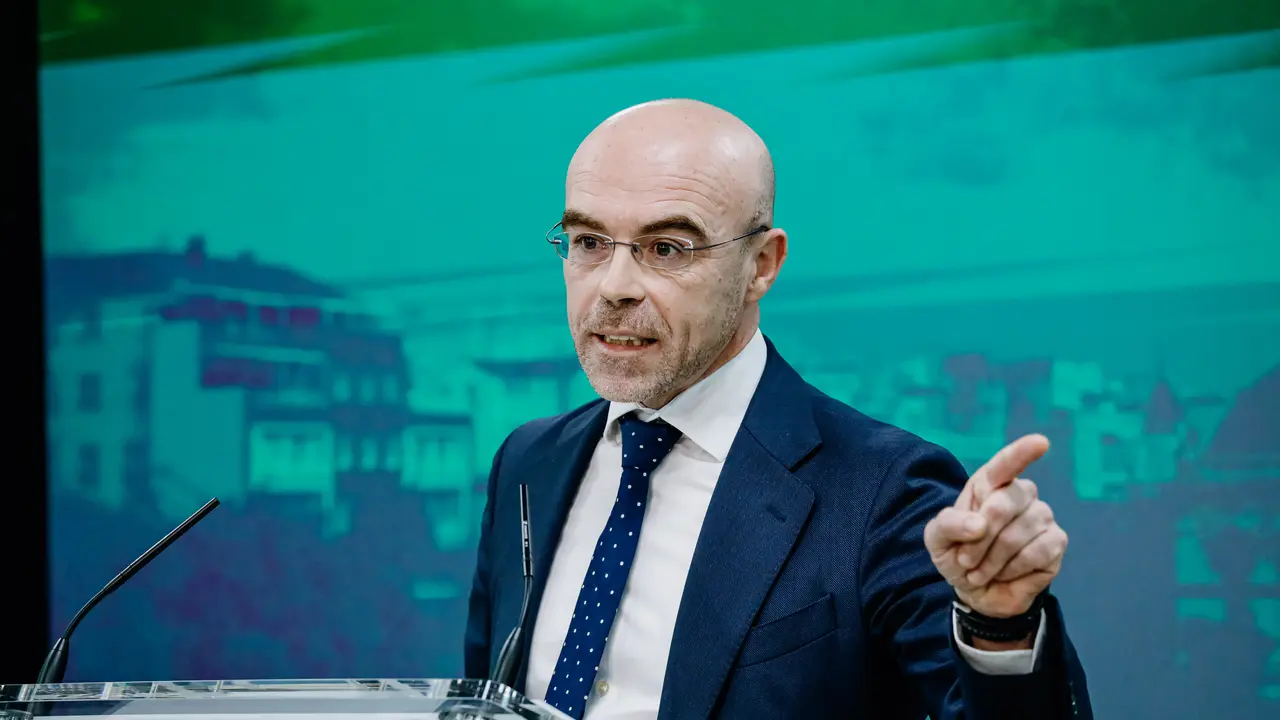 El portavoz del Comit&eacute; de Acci&oacute;n Pol&iacute;tica de Vox, Jorge Buxad&eacute;. E.P. / Carlos Luj&aacute;n