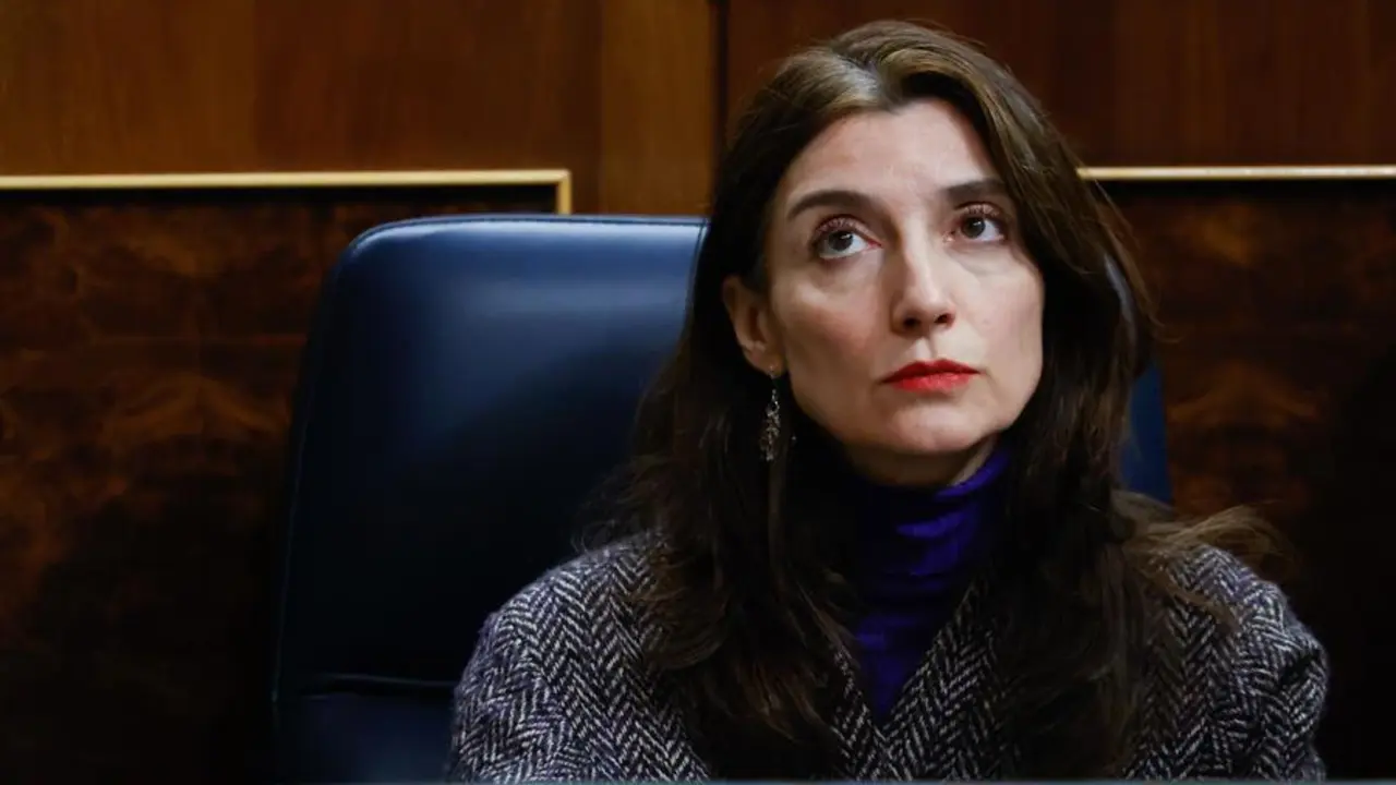 La ministra de Justicia, Pilar Llop, durante la sesi&oacute;n de control al Gobierno este mi&eacute;rcoles en el Congreso. EFE/ Mariscal