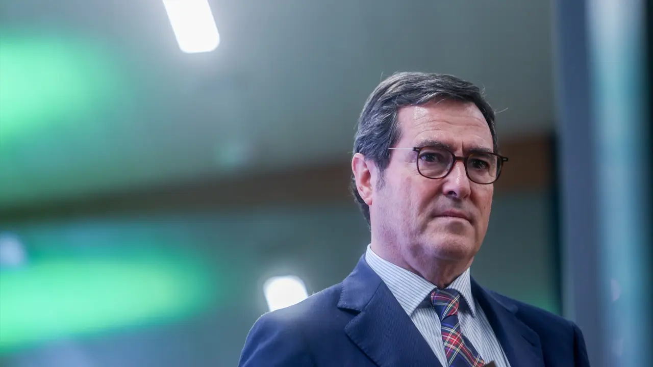 El presidente de la CEOE, Antonio Garamendi. E.P. / Ricardo Rubio