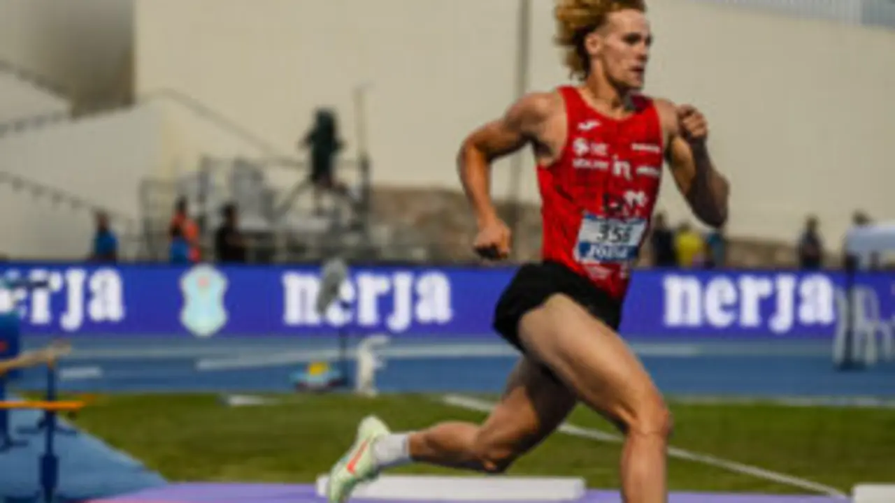 El atleta c&aacute;ntabro Bruno Com&iacute;n. / Juan A. Fdez