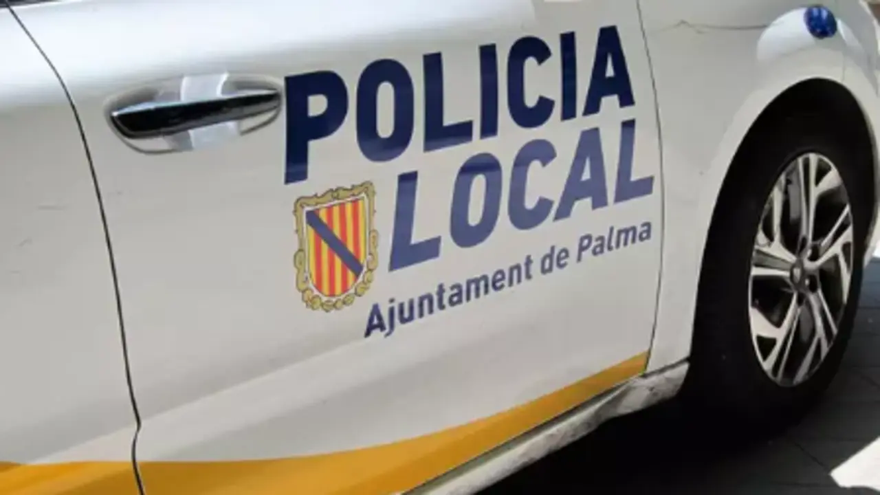Coche de la Polic&iacute;a Local de Palma. / PLP