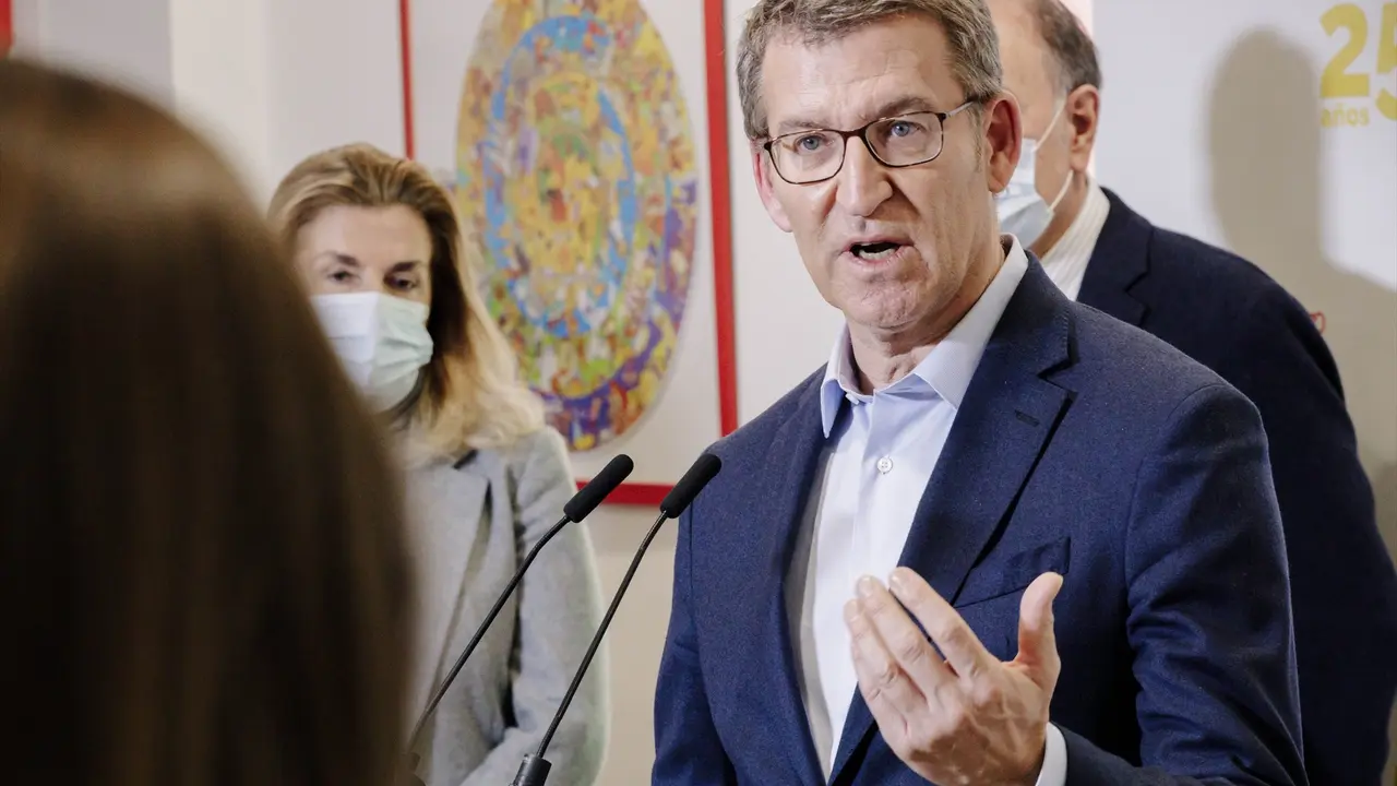El presidente del Partido Popular, Alberto N&uacute;&ntilde;ez Feij&oacute;o. E.P. / Carlos Luj&aacute;n