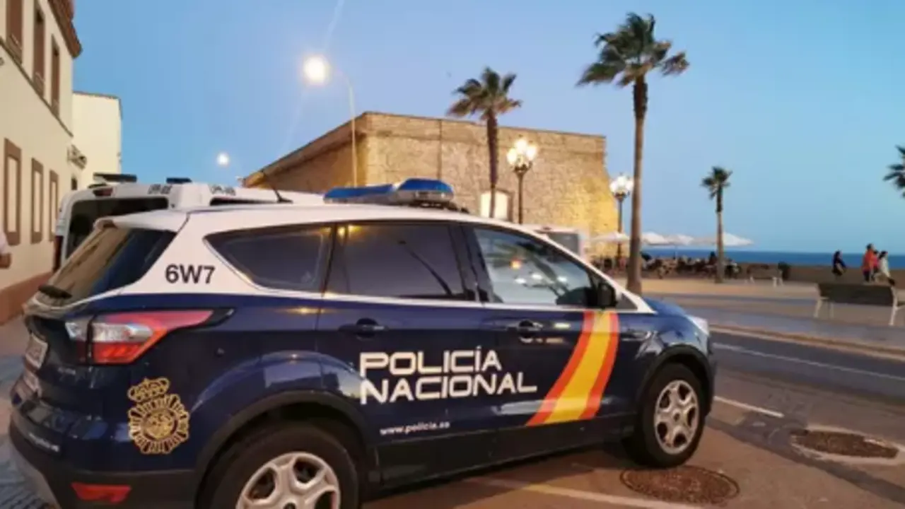Veh&iacute;culo de la Polic&iacute;a Nacional. CNP