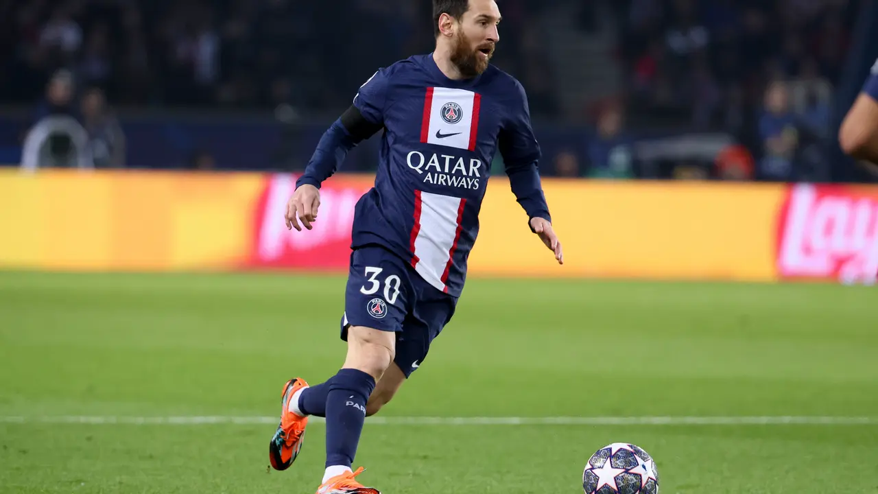 Lionel Messi, jugador del PSG, en un partido de la UEFA Champions League. / Jean Catuffe