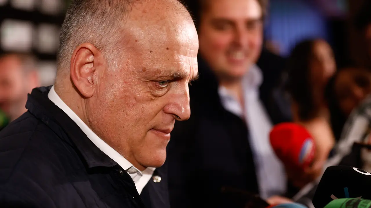Javier Tebas, presidente de la LFP. /  AFP7