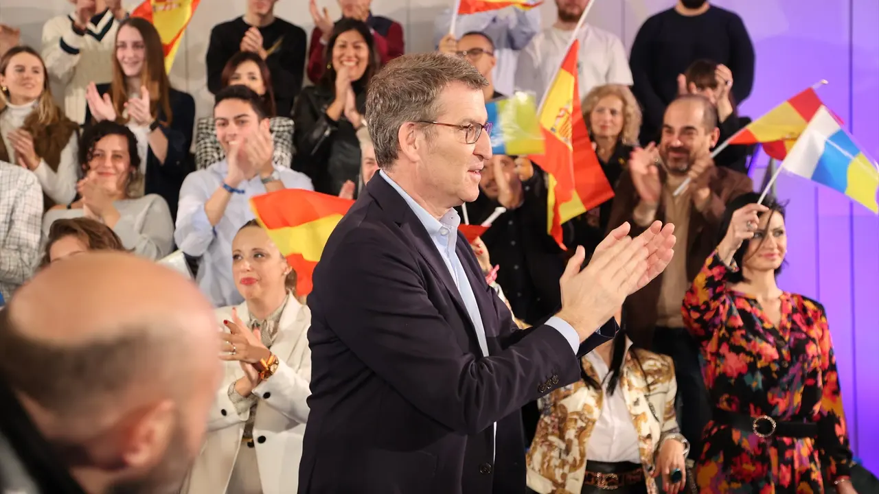 El presidente del Partido Popular, Alberto N&uacute;&ntilde;ez Feij&oacute;o. E.P / Mauricio del Pozo