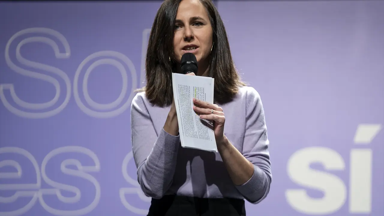 La secretaria general de Podemos y ministra de Derechos Sociales y Agenda 2030, Ione Belarra. E.P. / A. P&eacute;rez Meca