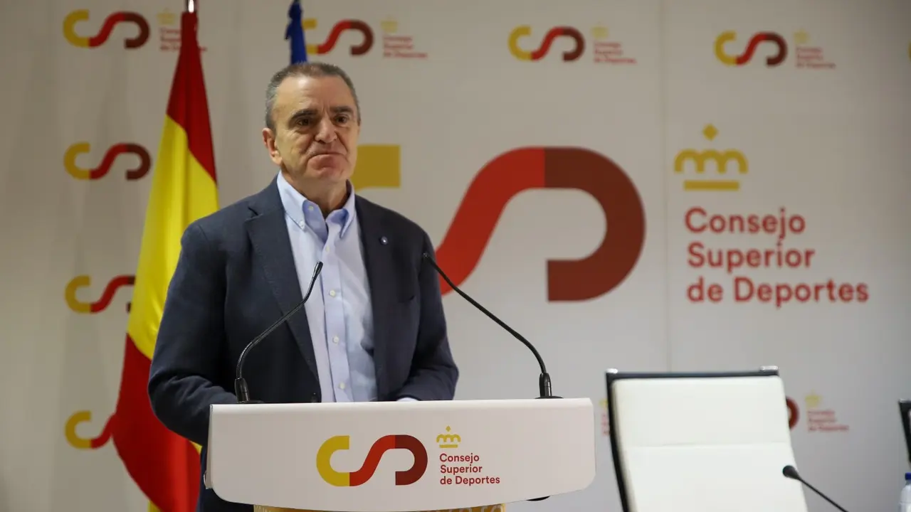 El presidente del CSD, Jos&eacute; Manuel Franco, una la inauguraci&oacute;n de un foro. / CSD