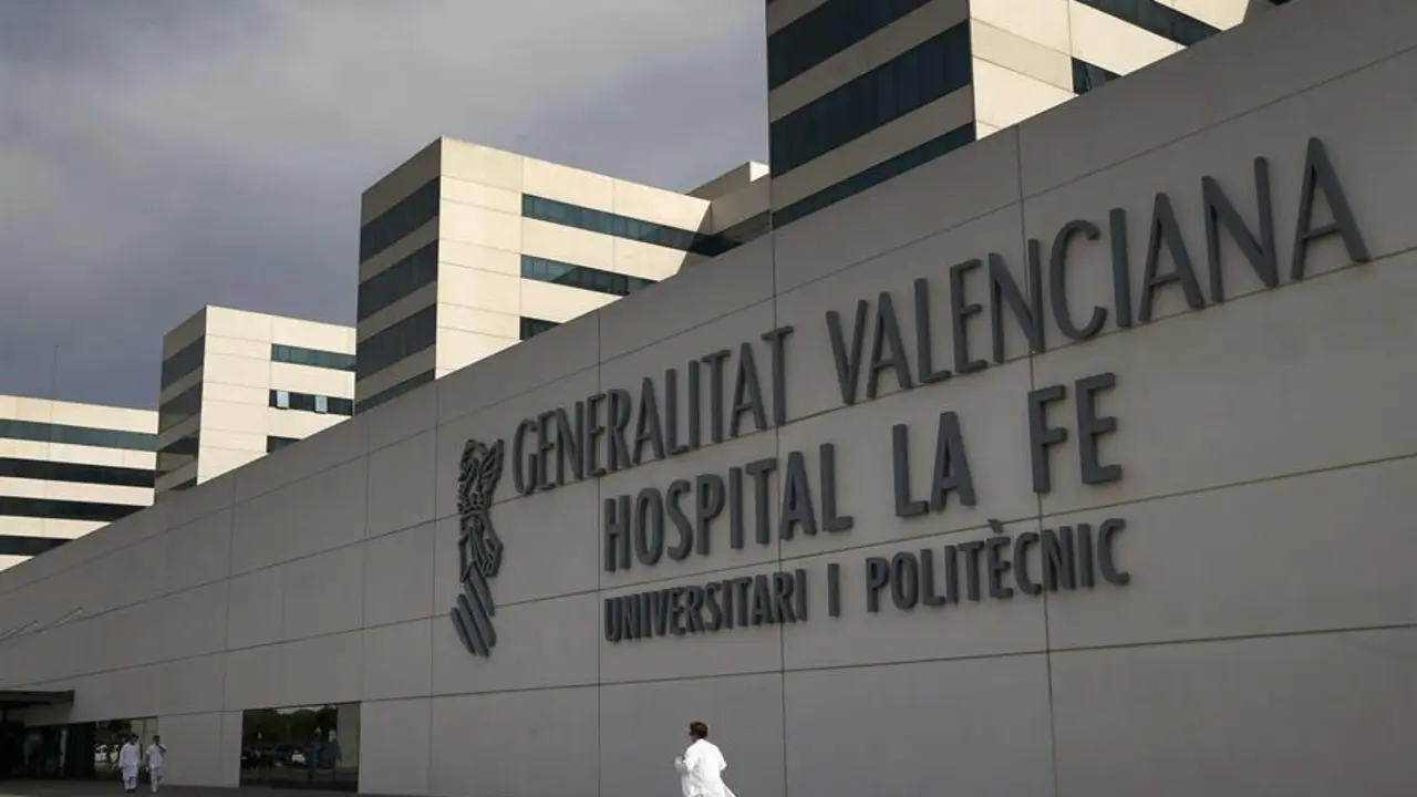 La fachada del hospital La Fe en Valencia. EFE / Kai F&ouml;rsterling