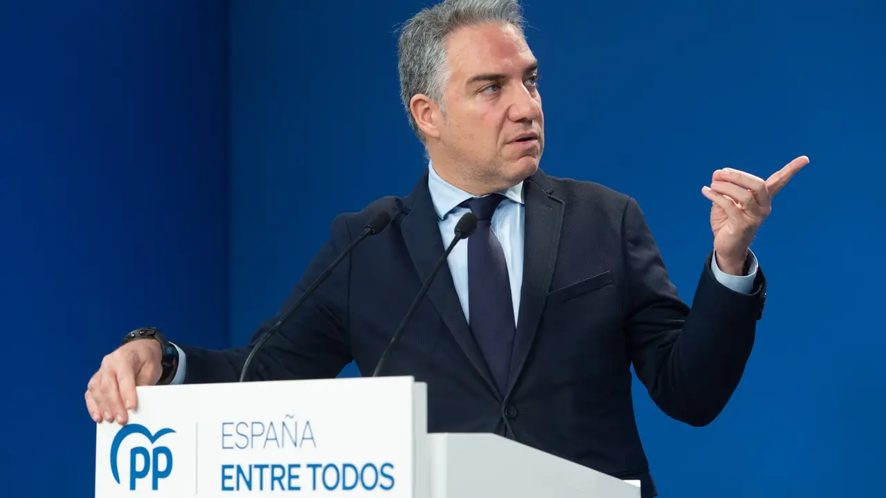 El coordinador general del PP y director de Campa&ntilde;a, El&iacute;as Bendodo. E.P. / Gustavo Valiente