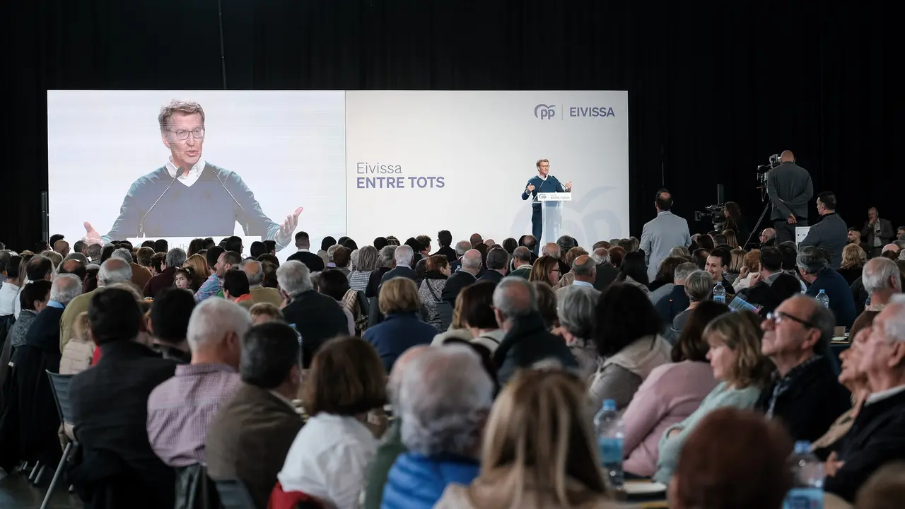 El presidente del PP, Alberto N&uacute;&ntilde;ez Feij&oacute;o en un acto del PP. / Sergio G. Ca&ntilde;izares