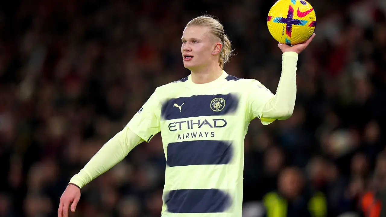 Erling Haaland, jugador del Manchester City. / Adam Davy