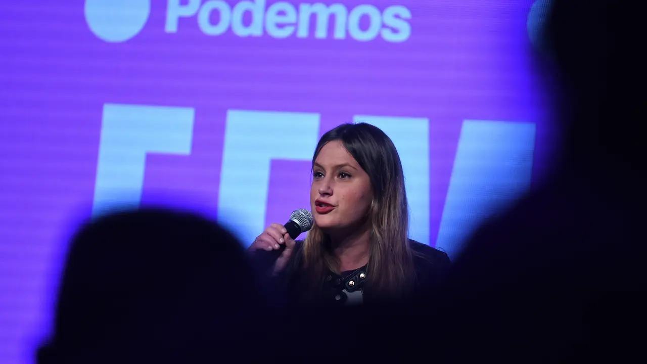 La coportavoz de Unidas Podemos en la Asamblea de Madrid y candidata a la Presidencia regional, Alejandra Jacinto. EP / Fernando S&aacute;nchez