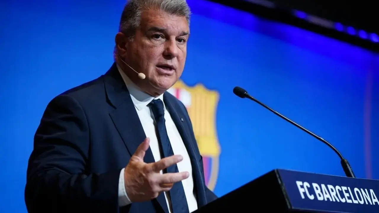El presidente del FC Barcelona, Joan Laporta. / FCB