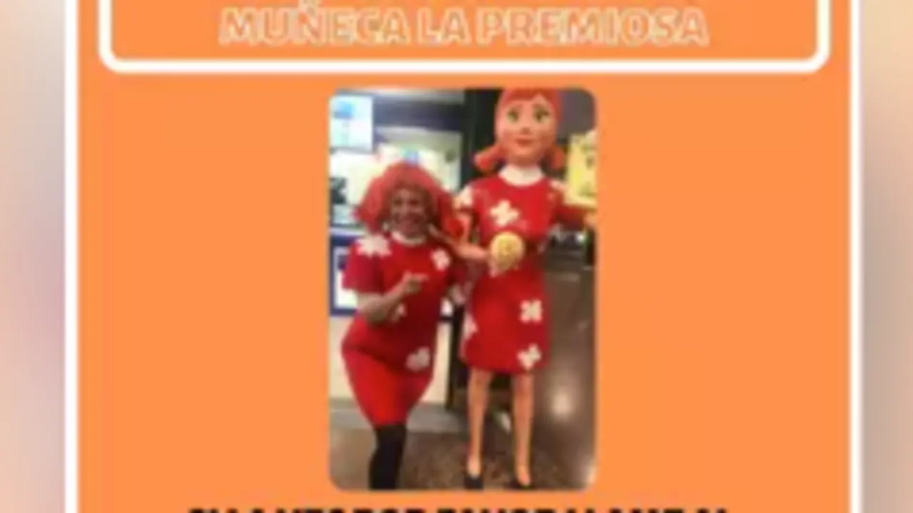La administraci&oacute;n de loter&iacute;a de La Premiosa pide ayuda para encontrar a su mu&ntilde;eca sustra&iacute;da. / LA PREMIOSA