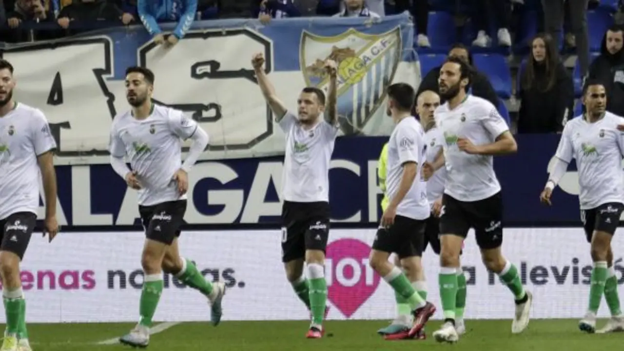 &Iacute;&ntilde;igo Vicente celebra el tanto de la victoria ante el M&aacute;laga. / LaLiga