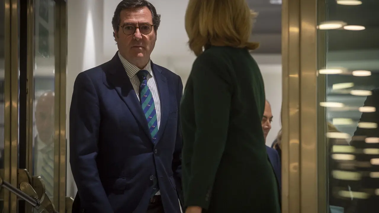 El presidente de la CEOE, Antonio Garamendi. EP / Juan Barbosa