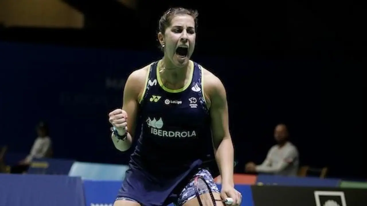 La jugadora de b&aacute;dminton Carolina Mar&iacute;n. / B&Aacute;DMINTON ESPA&Ntilde;A