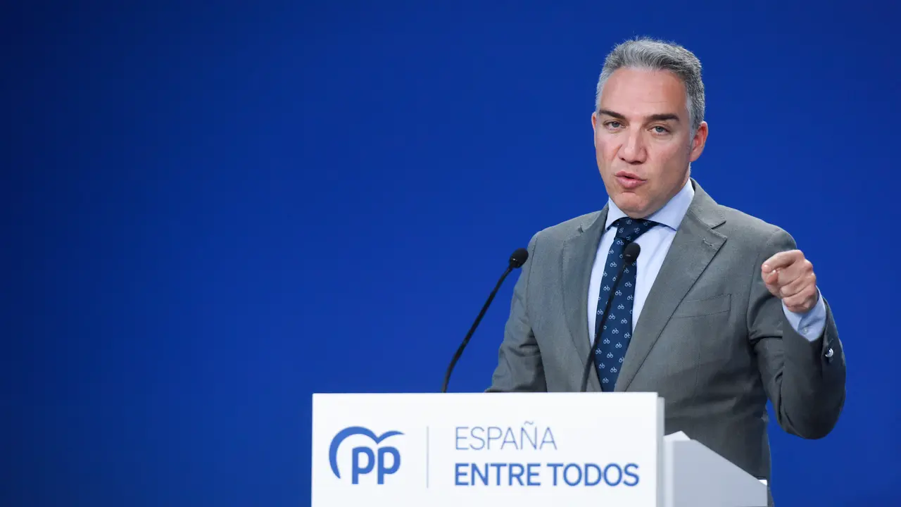 El coordinador general del Partido Popular y director de Campa&ntilde;a, El&iacute;as Bendodo. EP / Gustavo Valiente