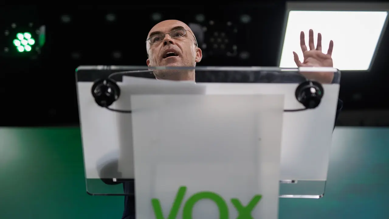El portavoz del Comit&eacute; de Acci&oacute;n Pol&iacute;tica de Vox, Jorge Buxad&eacute;. EP / Alejandro Mart&iacute;nez V&eacute;lez